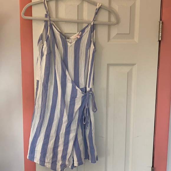 PacSun Other - Blue and White Striped Romper